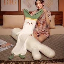 대형 대파 쿠션 농산품 굿즈 야채 녹색 파 인형 롱 스트립 베개 바디필로우 쿠션 수면 홈 쿠션, 대파쿠션_120cm