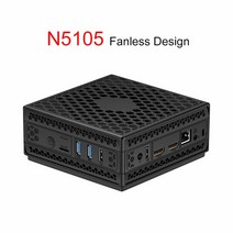 팬리스 미니 PC 인텔 쿼드코어 N505 컴퓨터 포켓 윈우즈 Pro 3 xHDMI 2.0 2x 기가비트 이더넷, 8G RAM 256G SSD, 미국, N5105