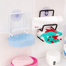 모비딕파워 [모비딕파워] 칼블럭 주방후크 국자거치대 비닐팩정리함 키친타월홀더 싱크대용품, 아★ 2단 흡착 수세미 거치대 1개, [좋습니다]