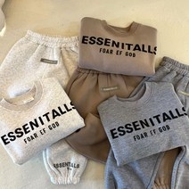 에센셜스타일 키즈 어린이 기모 활동복 상하의 트레이닝 세트 / 봄 가을용 / 조카선물 /초등학교입학선물