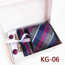 넥타이핀 클립 남자 넥손수건 소매 단추 넥정장 줄무늬 커프스 합금 넥클립 신랑 들러리를 위한 선물 상자 최고의 넥보석