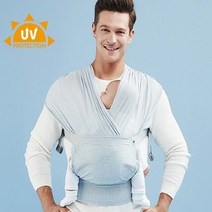 포그내 스텝 UV CUT 에어아기띠 모자익그레이