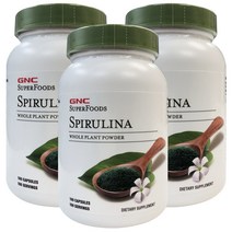 GNC 3개세트 지앤시 스피루리나 100정 미국 정품 지앤씨, 3개