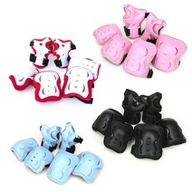 KSP 유아동 스포츠 보호대 303 아동용 주니어 성인용 자전거 인라인 스케이트보드 킥보드 보호장비 무릎 팔꿈치 손목 보호대 세트, 핑크XS