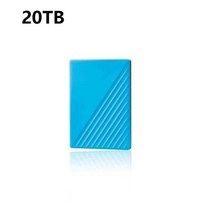 휴대용 외장 하드 드라이브 1TB 2TB 4TB 16TB c타입 USB 2023 고속 8TB 노트북 용 저장 디스크 3.1 년 신제품, 20TB blue