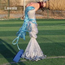 낚시 그물 미국 스타일 루프리스 핸드 캐스트 네트 일본 모노필라멘트 나일론 철 스틸 펜던트 포함, 300cm Steel Sinkers