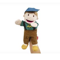 말하는 손인형 소년 인형극재료 핸드퍼펫