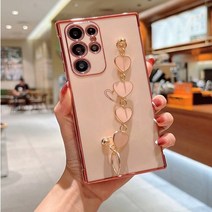 [용꼬리용용] 컬러 하트고리 휴대폰 케이스