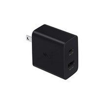 SAMSUNG 35W Dual Port Wall Charger USB C Adapter Super Fast Charging Block for Galaxy Phones and De