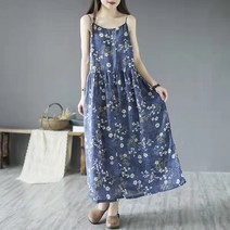 30대 여름뷔스티에원피스 하객 베이지 3040원피스 셔츠 휴양지 느슨한 여성 주름 롱