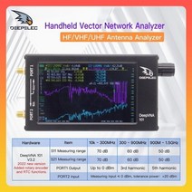 deepvna swr 미터 vhf uhf 안테나 분석기 2022 4.3 인치 ips lcd + 금속 또는 abs 플라스틱 케이스 nanovna, 알루미늄 금속 쉘