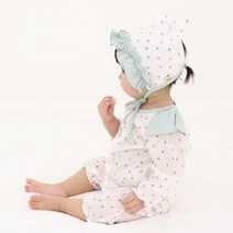 메르베 미니베리 신생아우주복.아기우주복_여름용(7부)