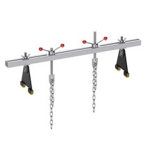 자동차 본네트 엔진행거 정비 엔진검사 평형대 플립랙, 1.5m 강화형 (새해 레드)