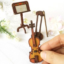 조립식 나무 미니어처 바이올린 DIY DIY 미니어처 조립식미니어쳐 나무만들기 미니어처만들기, ☆정품상품☆