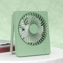 탁상용선풍기 무풍선풍기 스탠드형선풍기 무선선풍기 휴대용 데스크탑 USB 충전식 미니 선풍기 기숙사 음소, 02 Green