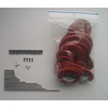 색소폰 스프링 바늘 바리톤 색소폰 패드 및 롤러 나사 수리 스프링