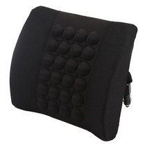 가정용 허리 견인기 교정기 척추 세트 허리디스크 스트레칭 기구 목 척추 고정 자세교정 벨트 허리통증완화 경추 요추 재활 디스크 탈출 추간판 조절 가능한 전기 마사지 카시트, 검은색