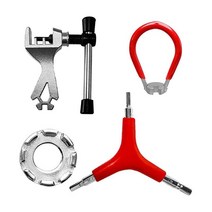산악 자전거용 자전거 스포크 렌치 세트 Multitool 휴대용 자전거 부품, 여러 가지 빛깔의, 강철