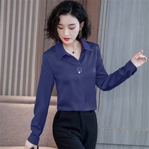 꽃소담 여성용 모디프 긴팔 블라우스 JJ15
