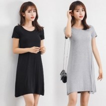 윈디아 반팔 면 미니원피스 SD-7085