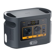 발전기 휴대용 자가 캠핑 낚시 저소음 Flashfish 파워 스테이션 태양광 LiFePO4 배터리 팩 포함 UPS 600W AC 출력 백업 전원 140000mAh 448Wh, [02] 230V, 230V