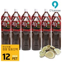 옻가네 참옻발효진액 91% 옻나무진액 참옻진액 옻즙 옻순 옻 엑기스 참옻 발효액 옻닭 옻삼계탕 보양식, 1500ml, 12병