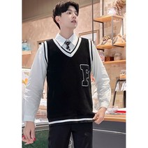 시밀러룩 커플룩 기념일 가을 원피스 남녀 선물 단가라 프렌치 스쿨룩 3 촬영 데이트 여행