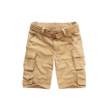 탑보이 빈티지 투포켓 카고 반바지(벨트포함) (K2082)