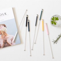 홈카페필수품 카페 머들러 국내제작 빈티지티스푼 테이블웨어 꿀뜨개, 1개, 비타민