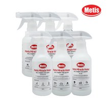 메티스 미라클워터 세정제 탈취제 400ml 6종 주방욕실용+과일야채용+애완용+의류용+조리도구용+침구용