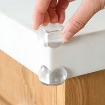 3M 아기 투명 코너 모서리보호대 2종 원형 사각, 상세설명 참조, 사각가드 4P
