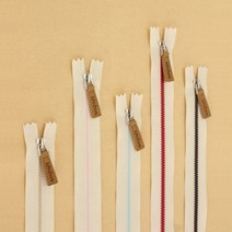 소잉데일리 소품 지퍼 모음_ 20cm~100cm 가죽 컬러믹스 등 60여종, 레드, 1. 꾸뛰르 소잉지퍼_20cm