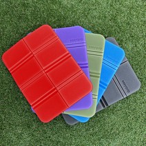 휴대용 방석 접이식 등산 방석 8단 폴딩매트 초경량 1인용 방석, 블랙