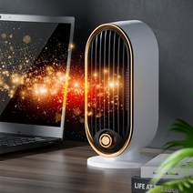 천정형전기온풍기 팬히터 캠핑전기온풍기새로운 800w 전기 히터 휴대용 데스크탑 팬 히터 ptc 세라믹 난방 따뜻한 공기 송풍기 홈 오피스 따뜻한 기계 겨울, 하얀, 에게