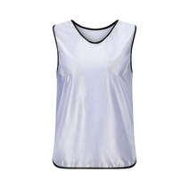 청소년 성인 저지 팀 축구 훈련 스커플 조끼 빠른 건조 야외 축구 농구 배구 저지 45x66cm