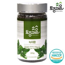 토종마을 [토종마을]HACCP인증 국산 녹차환 180g, 선택완료, 단품없음