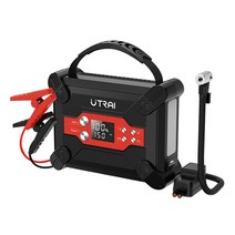 점프스타트 긴급출동 비상 utrai jump starter 4 in 1 공기 압축기 용, 1에서 1800a 4
