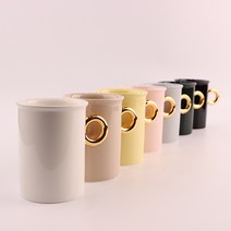 스칼렛 골드링 머그컵, 핑크