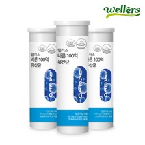 [웰러스] 바른 100억 유산균 화학첨가제 0% 식물성캡슐 (400mg x 60캡슐 1병 2개월분), 60정, 3병