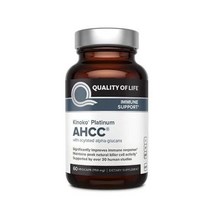 [해외]Quality of Life Labs 키노코 플래티넘 AHCC 750 mg 60 식물성 캡슐