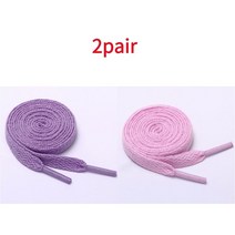 길이 80cm ~ 120cm 둥근 신발끈 신발 끈 코드 로프 파란색 보라색 빨간색 여러 색상 블랙 화이트, 2Pair_80cm