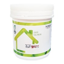 노루페인트 다용도용 수성페인트 순앤수 멀티 0.9L 계란광, 에보니블랙