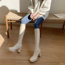 슬린 가보시 기모 스판 롱부츠 3color (7.5cm)