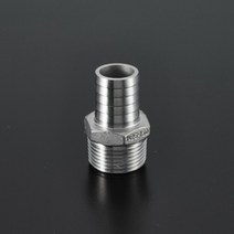 영진 스테인리스 나사식 관이음쇠 - 호스 닛블 Hose Nipple 3/8 inch*11A, 1개