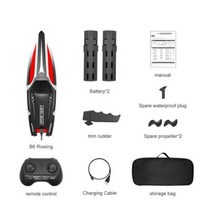 rc잠수함 스피드 모델 전기 듀얼 모터 고속 레이싱 라디오 원격 제어 시뮬레이션 완구, 가방 포함 2ba