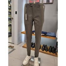 ﻿바쏘옴므 다크브라운 춘하 슬림핏 캐주얼 바지 슬랙스 WSX2PF57A -3990