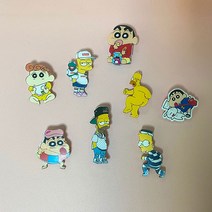 남녀공용 캐릭터 아크릴 브로치 뱃지