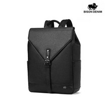 BISON DENIM 바이슨데님 남자 수제가죽 학생 직장인 16인치 노트북 백팩 가방 N20067-1B