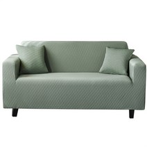 1인용 안락 의자 카우치 쇼파 토레 양털 스윙 거실 용 니트 자카드 소파 커버 탄성 석, 4, 엑스라지(235-300cm)