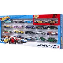 Hot Wheels 미니어처 카 20개입 기프트 팩 랜덤 아마존, Standard